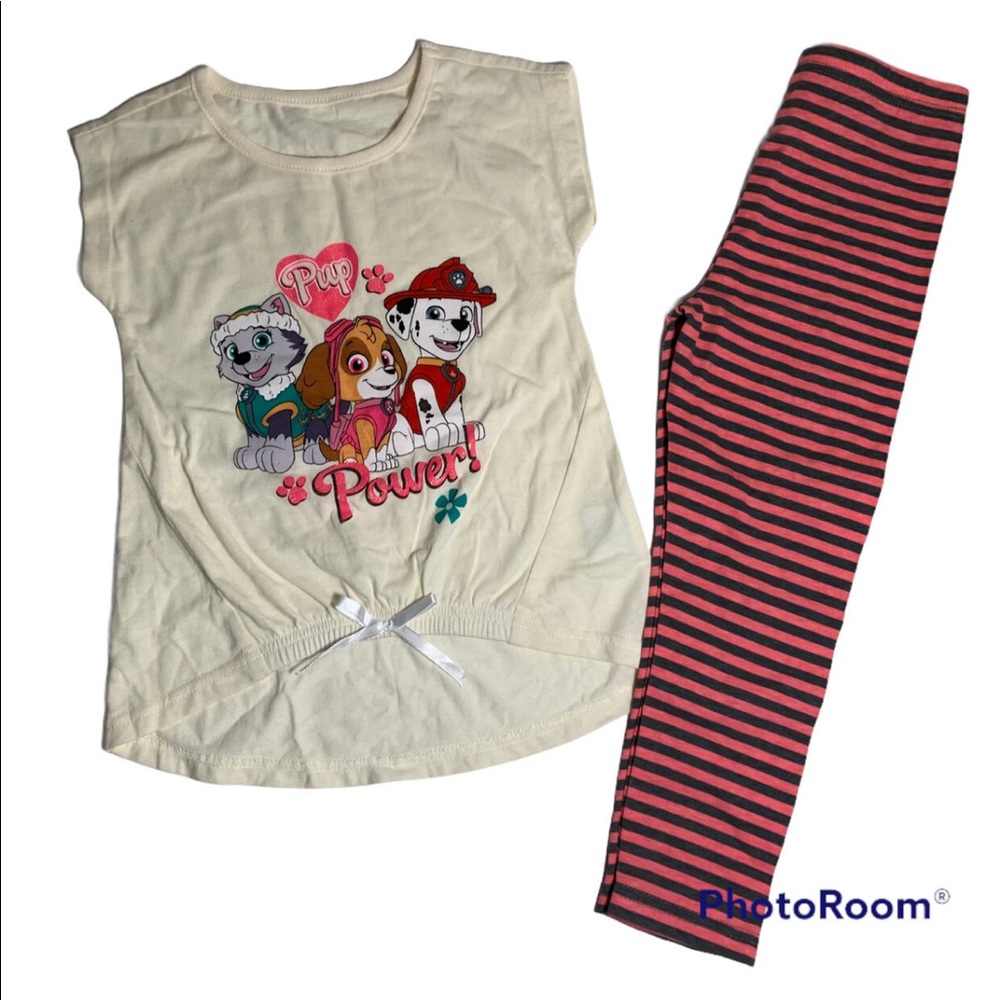 NWOT Paw Patrol 2pc Fashion Top Leggings Set Size 3T